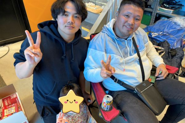 子ども達と若手社員