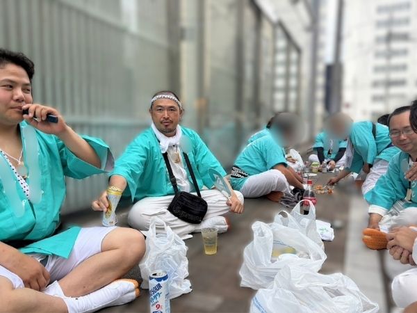 休憩中の様子⓶