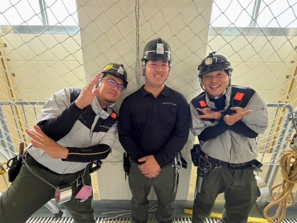 現場着用の様子