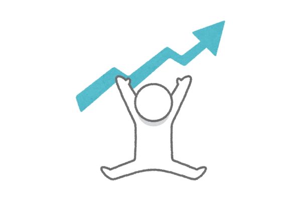 矢印が上向きの絵